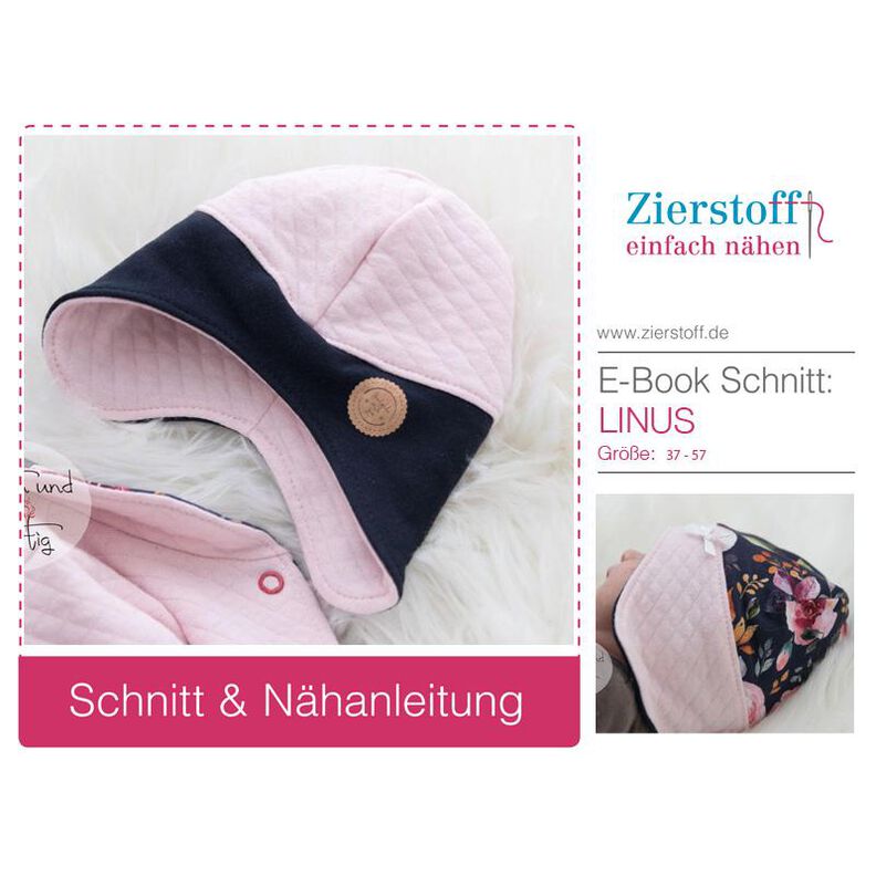Babymütze "Linus", Gr. 37-57 image number 1