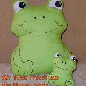 Frosch ITH 15cm bis 24cm Stickdatei 