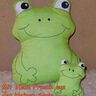 Frosch ITH 15cm bis 24cm Stickdatei  thumbnail number 2