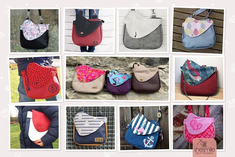 Handtasche Carla (Nähanleitung, Schnittmuster in 2 Größen) image number 2