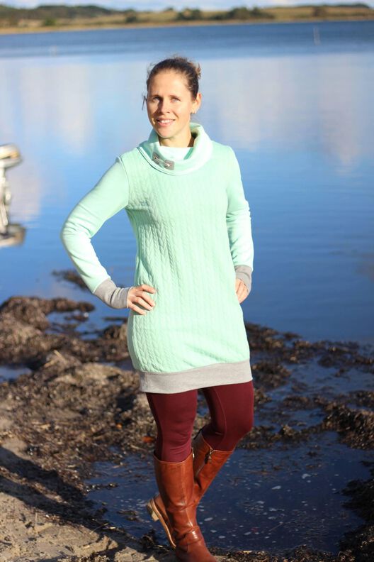 Nähanleitung Damen Shirt mit Kuschelkragen *mit A0+ Video* image number 5