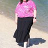 *Ladies Boho Skirt* Stufenrock mit Passe Gr. 32-56, Rock thumbnail number 4