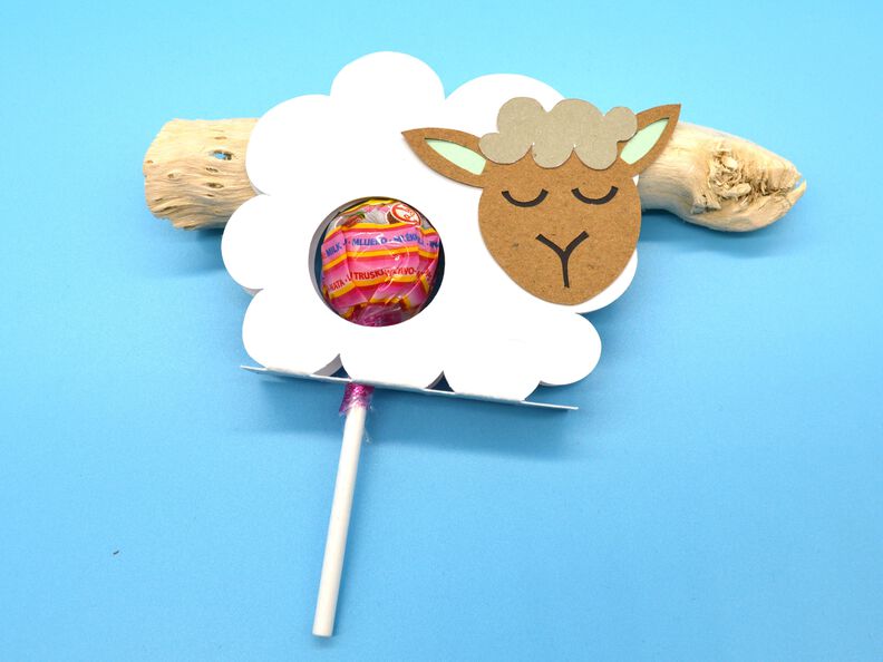 Plotterdatei Schaf für Schokokugel Lolli Schokoeier image number 6