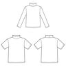 Rollkragen Shirt lang- kurzarm Damen PERAN ♥ Gr. 34-56 thumbnail number 8