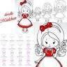 Mädchen 8er SET Bundle Stickdatei  thumbnail number 8