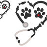 Stickdatei - Tierarzt Stethoskop Tierliebe thumbnail number 5