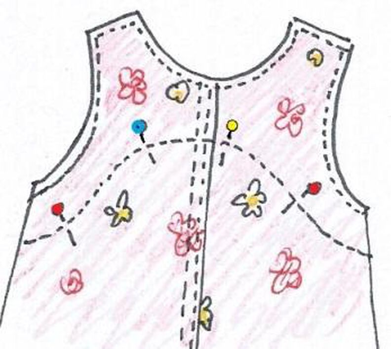 Nähanleitung + Schnitt Hängekleid für Kleinkinder 68-104 image number 5