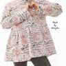 *Girls Sweater Dress*Sweater Hoodiekleid Ballonärmel  thumbnail number 10