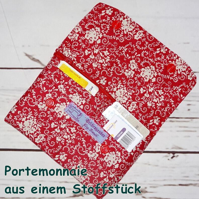 schnelles Portemonnaie Pauline nähen Geldbörse  image number 10