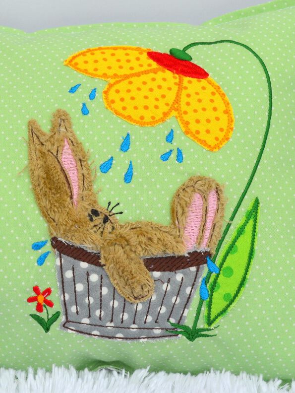 Stickdatei Hasendusche für den 13x18cm Rahmen image number 2
