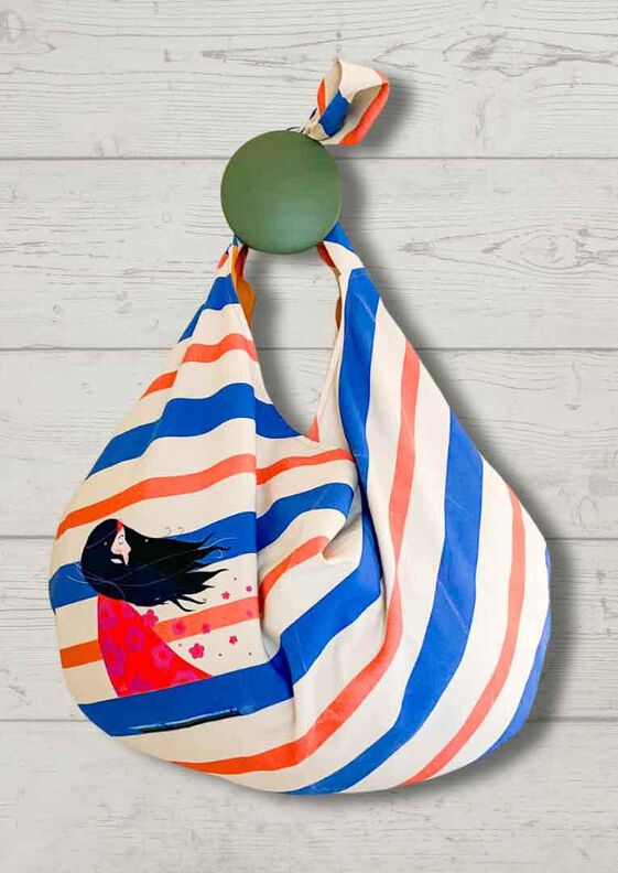 Großer Shopper SACO Umhängebeutel, Tasche mit breitem Träger image number 5