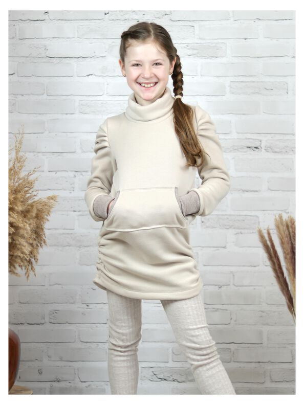 Der Kuschel-Puschel Hoodie I Hoodiekleid I Größe 86-146 image number 10