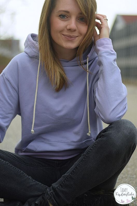 Kuschelhoodie Mia 34-48 inkl.A4, A0, Beamerdatei mit Ebenen image number 6