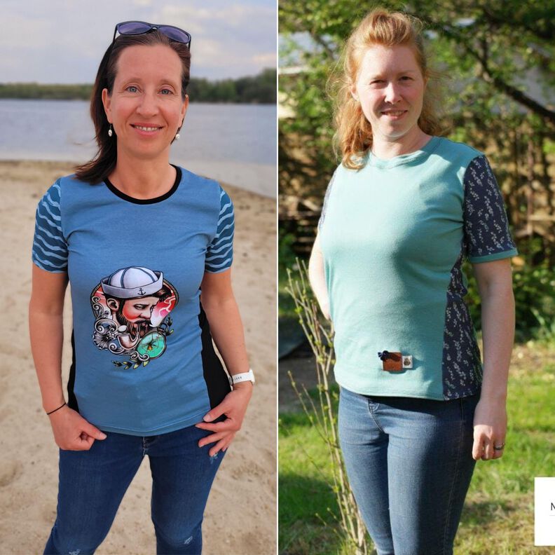 Damen Shirt mit Teilung KEREN ♥ Gr. XS-XXL image number 5