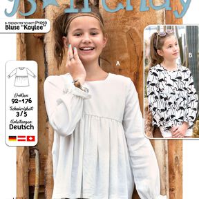 Bluse KAYLEE Nähanleitung + Schnitt