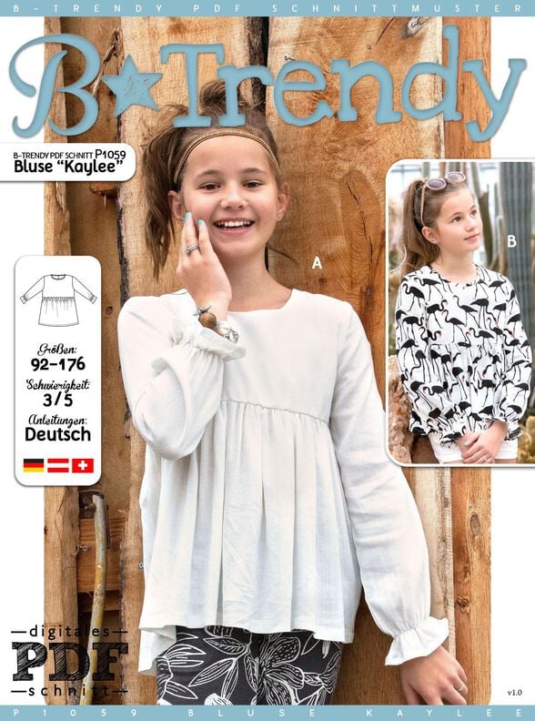 Bluse KAYLEE Nähanleitung + Schnitt image number 2