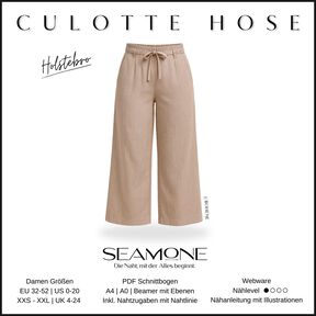 Hose | Damen Schnittmuster PDF | 32–52 | Seamone