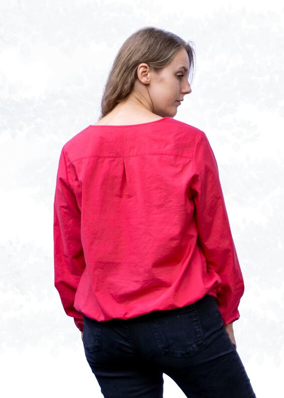 Becky – Bluse mit 4 Ärmellängen und Passe BU 80-116, A4+A0 image number 3