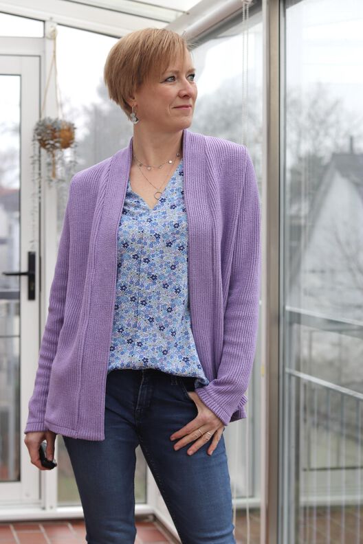Ebook Damen Basic-Cardigan *mit A0-Datei + Video* image number 3