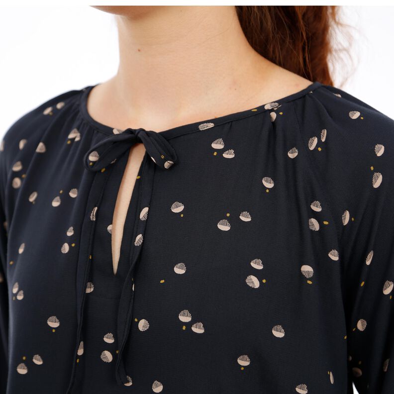 FRAU KRISSI - Bluse mit gekräuseltem Ausschnitt  XS-XXL image number 5