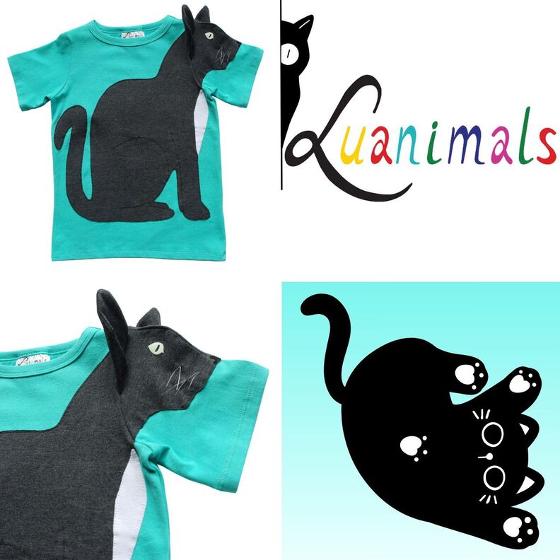 T-Shirt Kind E-Book Luanimals Katze Karin (86-152cm) image number 4