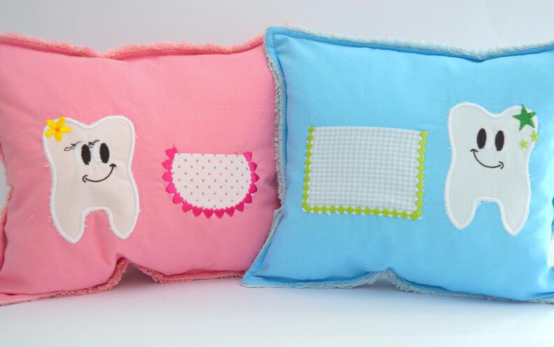 Stickdatei Applikation 3er Set lustiger Zahn 13x18cm Rahmen image number 5