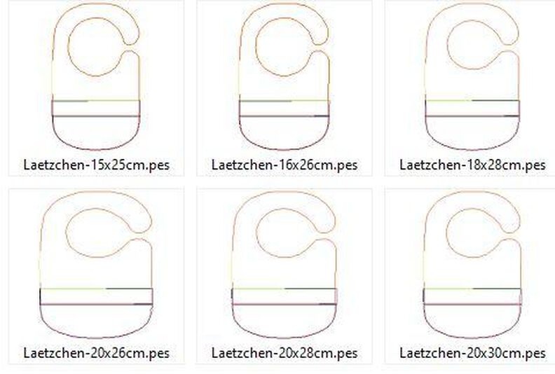 Stickdatei - L&auml;tzchen 2 ITH alle Gr&ouml;&szlig;en image number 6