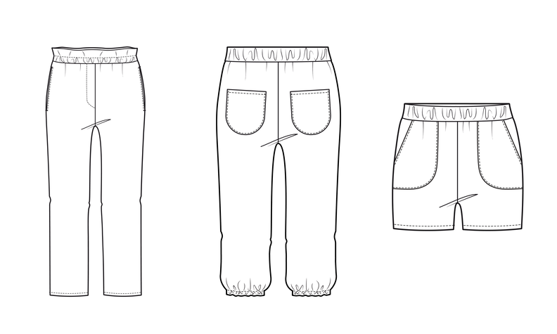 Damen Hose Shorts Schlupfhose CELI ♥ Gr. 34-54 image number 7