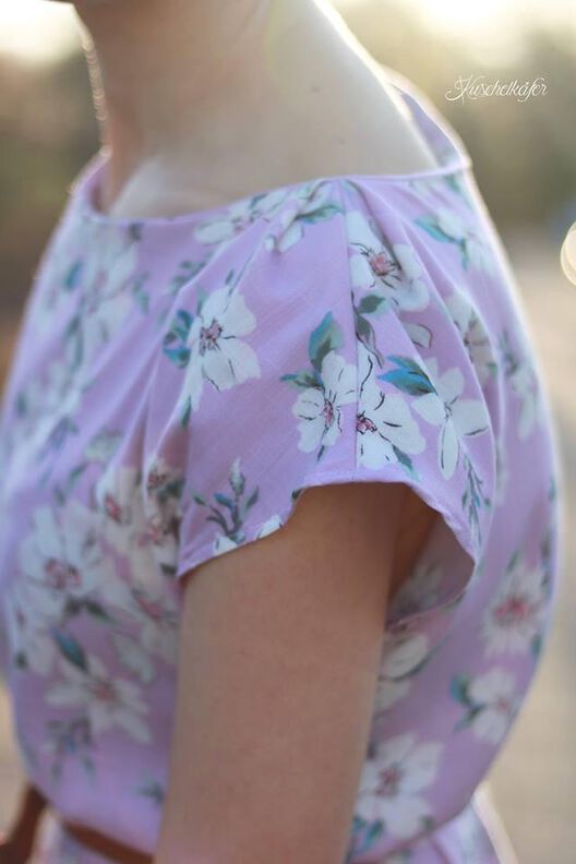 Clara Kleid oder Shirt Nähanleitung und Schnittmuster 34-48 image number 3