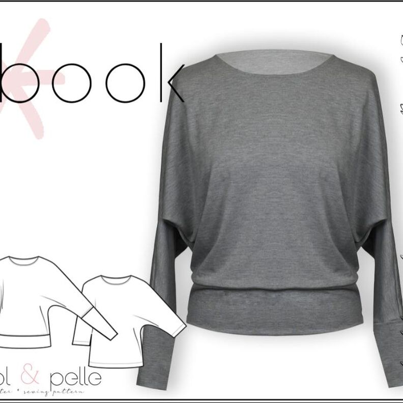 Ebook lillesol women Fledermausshirt "Murcia" image number 1