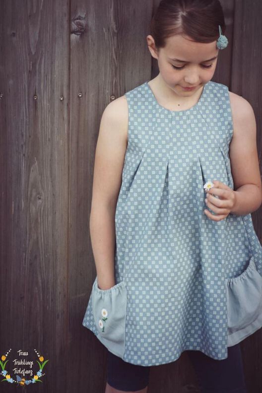 Gänseblümchen: Webwarekleid für Mädchen Gr. 74 – 146 image number 8