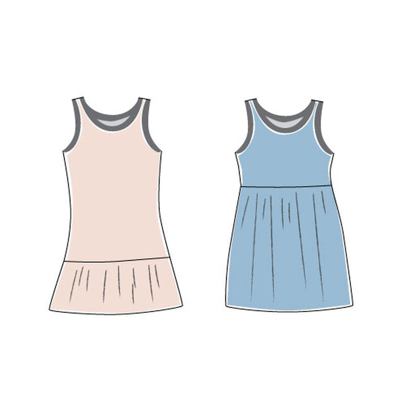 HOLLY Dress Schnittmuster / Jerseykleid in 2 Varianten image number 8