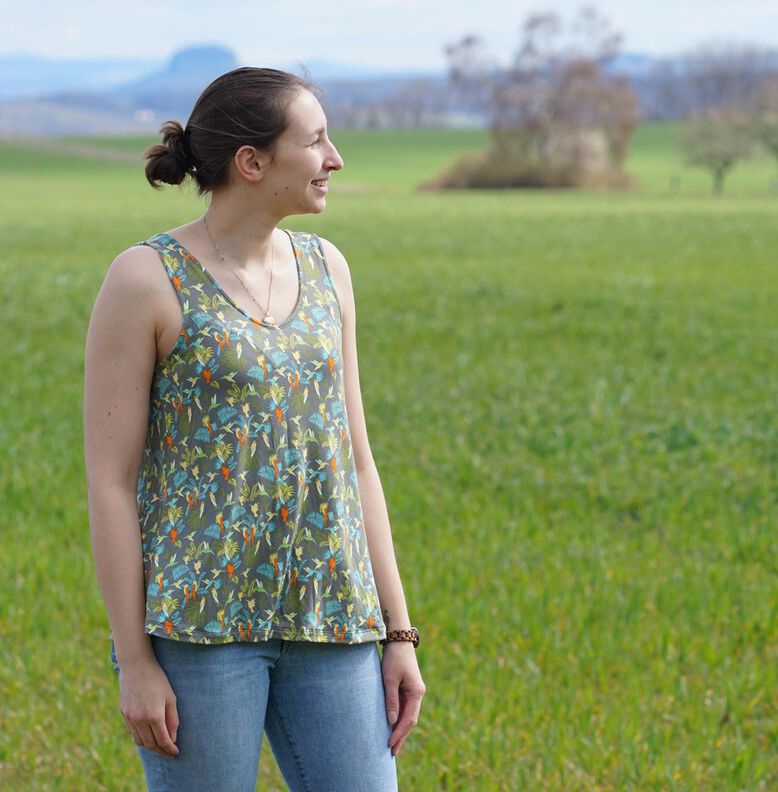 Shirt Sommer Top nähen mit Schnittmuster Beamer image number 6