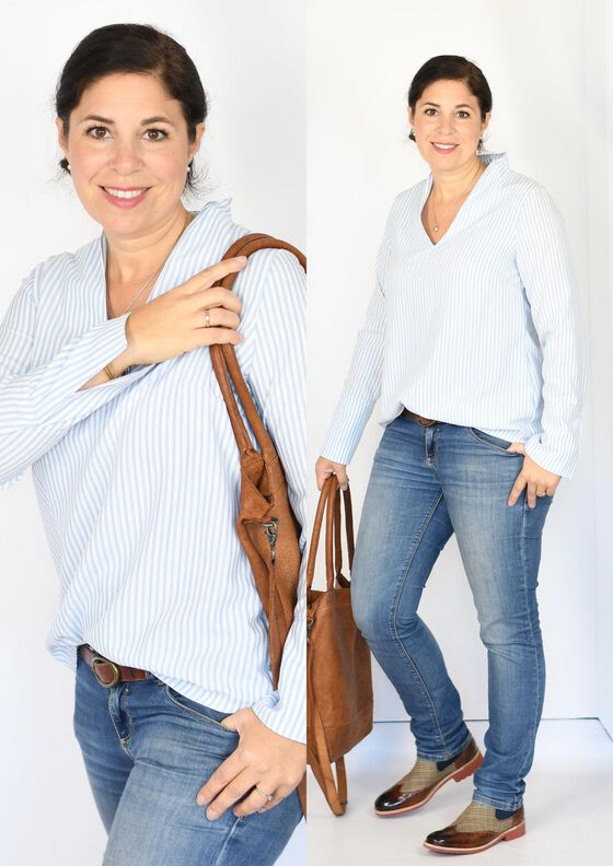 Ebook / Schnittmuster lillesol women No.38 Flora-Bluse image number 2