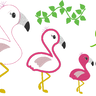 Flamingo Stickdatei 2.0 thumbnail number 1