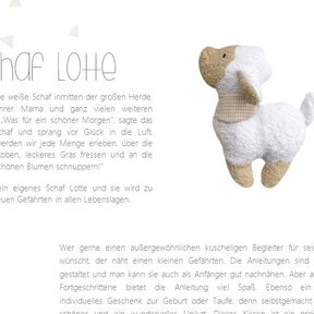 E-Book Schaf Lotte - Nähanleitung und Schnittmuster