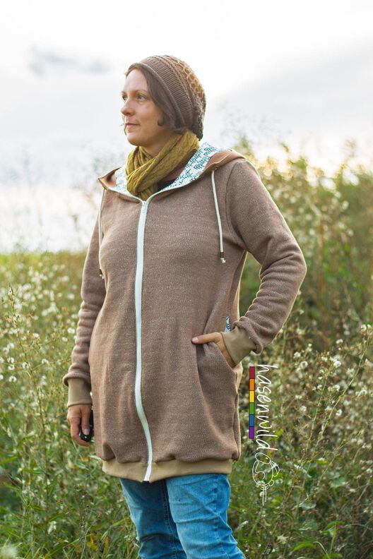 Sweatjacke Damen - Schnittmuster Gr. 32-58 -meine CLARA #101 image number 8