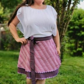 "Wickelrock Mirabell" Schnittmuster für Webware XS-XL 