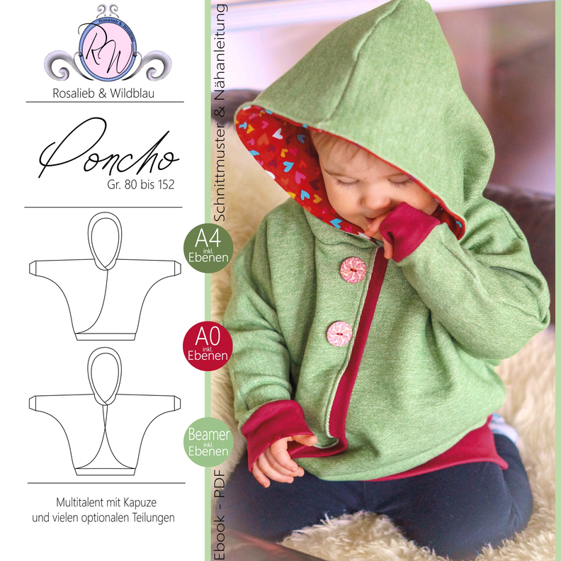 Poncho Gr. 80 bis 152 image number 1