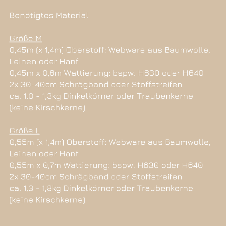 Wärmekissen / Körnerkissen / Nackenkissen | DIY Hunger image number 3