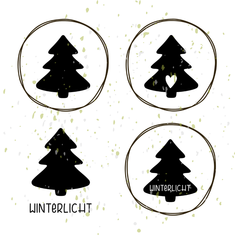 Tannenbaum mit Herz Plotterdatei Set | DIY Hunger image number 4