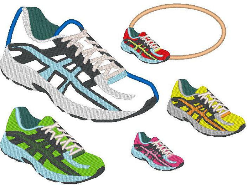 Stickdatei Turnschuh Sportschuh image number 4
