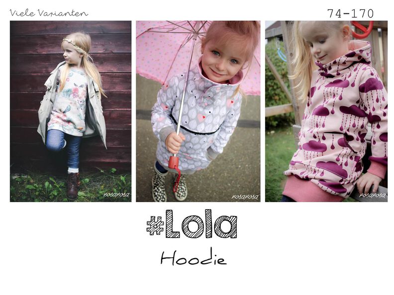 Lola ♥ Kragenhoodie von 74 bis 170 image number 5