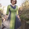 Kleid Valentina mit Godet Gr. 32-48 beamerfähig thumbnail number 10