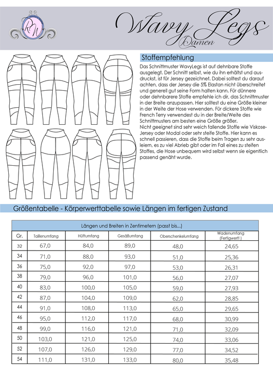 WavyLegs Damen Gr. 32 bis 54 image number 2