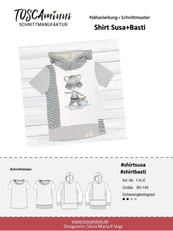 Shirt Susa+Basti Gr. 80-140 Schnittmuster image number 9