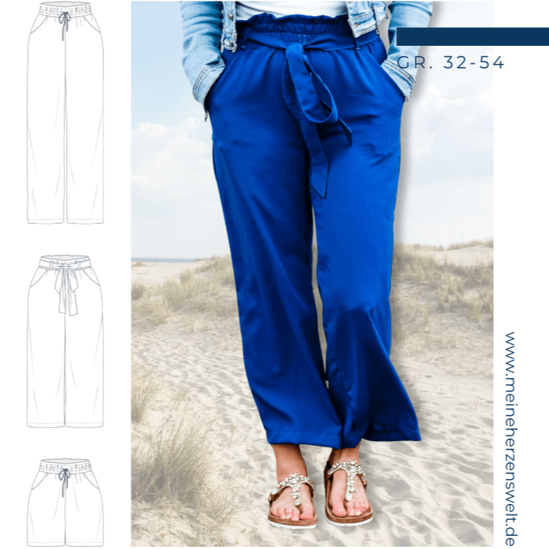 Culotte Damen - eBook Schnittmuster Gr. 32-54 - Valetta image number 1