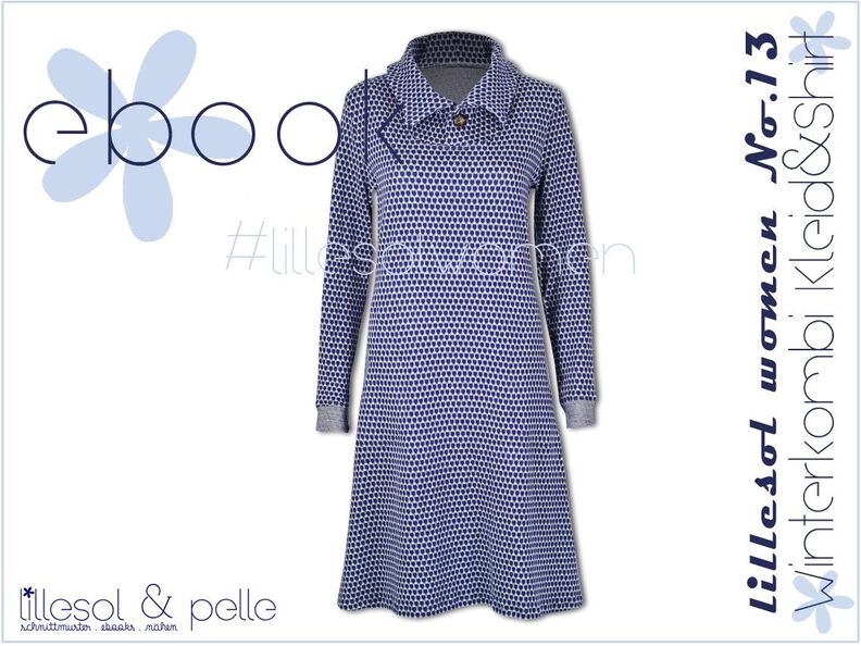 Ebook/Nähanleitung Damen Winterkombi Kleid & Shirt image number 1