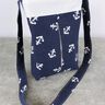 Tasche „Lizzy“ – mit farbiger Blende & Kellerfalte, 2 Größen thumbnail number 2