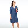 FRAU EDDA - Kleid mit Knopfleiste und Taschen XS-XXL thumbnail number 2